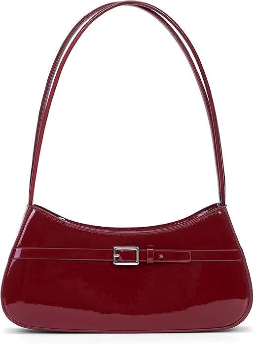 Elegant faux leather handbag - elegant and affordable option for wedding guests
